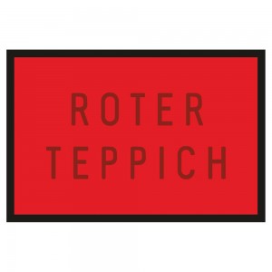 Fußmatte Türmatte Fußabtreter - roter Teppich