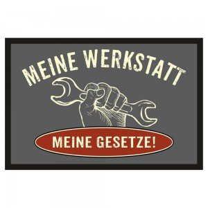 Fußmatte Türmatte Fußabtreter - Werkstatt