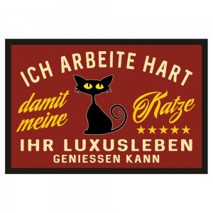 Fußmatte Türmatte Fußabtreter - Luxuskatze