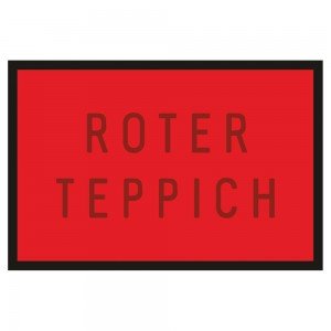 Fußmatte Türmatte Fußabtreter - roter Teppich