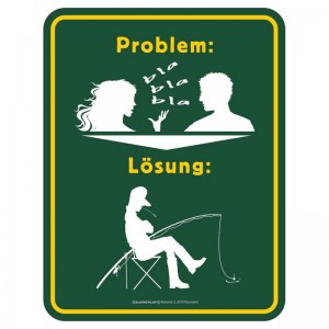 Magnetschild - Problem Lösung Angeln