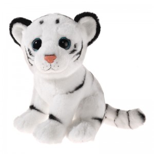 Kuscheltier Mi Classico Schneetiger mit Glitzeraugen 23cm