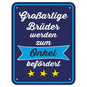 Magnetschild - Großartige Brüder