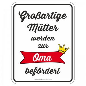 Magnetschild - Großartige Mütter