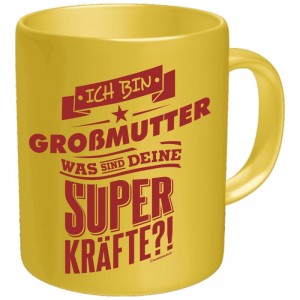 Kaffeebecher Tasse - Superkräfte Großmutter