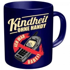 Kaffeebecher Tasse - Kindheit ohne Handy