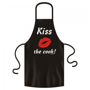Schürze Küche & Grill - Kiss the cook! Knutschfleck