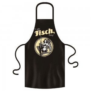 Schürze Küche & Grill Es gibt FISCH Baby
