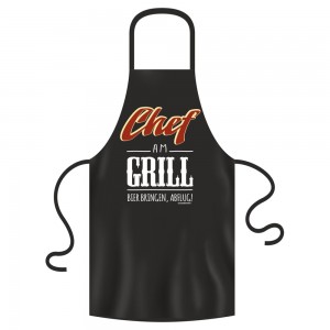 Schürze Küche & Grill - Chef am Grill