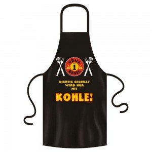 Schürze Garten & Grill - Richtig gegrillt wird nur mit Kohle