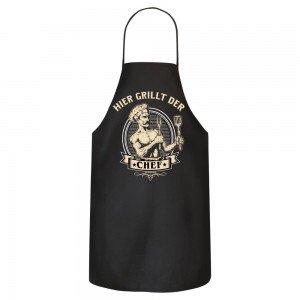 Schürze Küche & Grill - Hier grillt der Chef