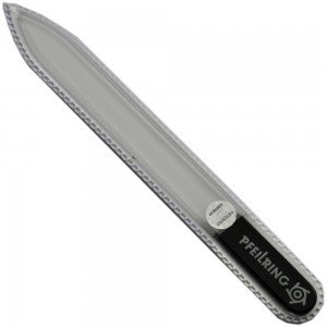 Pfeilring Glasnagelfeile, schwarz, 14cm lang