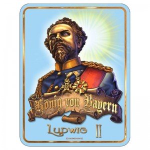geprägtes Blechschild König von Bayern