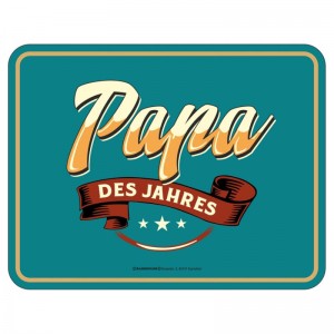 geprägtes Blechschild - Papa des Jahres