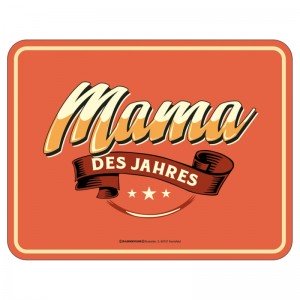 geprägtes Blechschild - Mama des Jahres