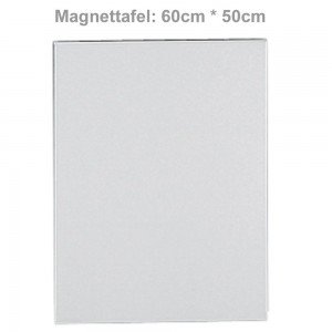 Magnettafel MURO Edelstahl matt