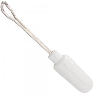 Pfeilring Ohrreiniger, weiß, 6cm lang