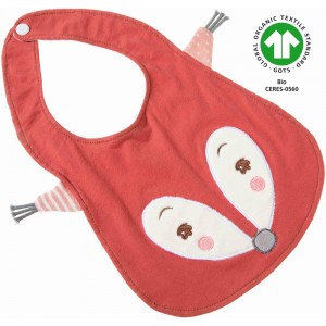 Frohnaturen Gots Eichhörnli Lätzchen Cranberry