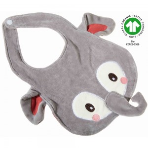 Frohnaturen Gots Elefant Lätzchen Cranberry