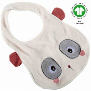 Frohnaturen Gots Panda Lätzchen Cranberry