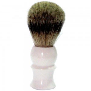Golddachs Rasierpinsel mit Dachs-Zupfhaar Kunststoffgriff