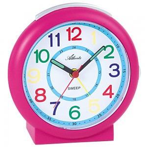 Wecker Kinderwecker rosa pink Quarzwecker für Kinder Mädchen