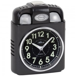 Atlanta Wecker Quarz analog Licht Snooze Glockensignal Glocke