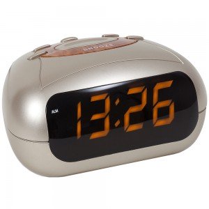 Atlanta Wecker Netzwecker digital LED-Anzeige Snooze Digitalwecker