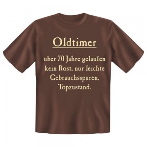 Fun T-Shirt Oldtimer über 70