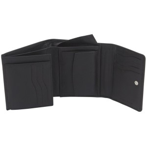 Geldbörse SECRET LINE schwarz Nappa Leder RFID Schutz