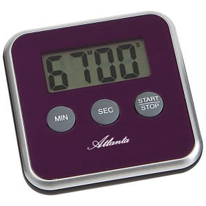 Kurzzeitmesser Atlanta digital lila mit Magnet Küchen Timer