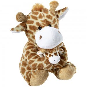 Giraffe mit Baby