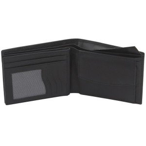 Scheintasche SECRET LINE schwarz Nappa Leder RFID Schutz