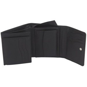 Geldbörse SECRET LINE schwarz Nappa Leder RFID Schutz