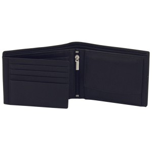 Geldbörse Leder schwarz braun RFID Schutz