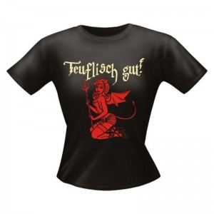 Fun Lady T-Shirt Teuflisch gut