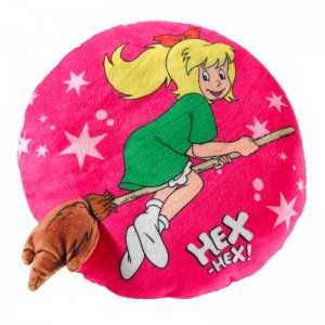 Bibi Blocksberg rundes Kissen 25x25cm