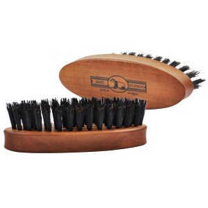 Golddachs Bartbürste Birnenholz