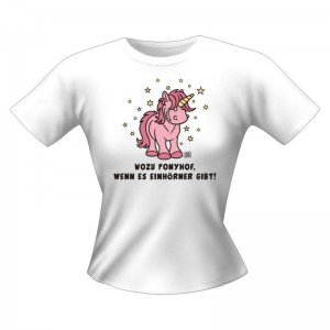 Fun Lady T-Shirt Laska Comix Wozu Ponyhof