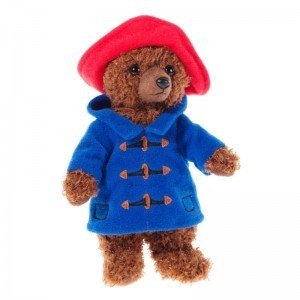 Paddington Bär Maskottchen stehend 15cm