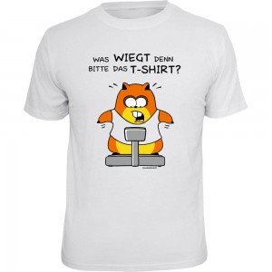 Fun T-Shirt - was wiegt das Shirt