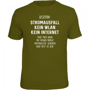 Fun T-Shirt - Stromausfall