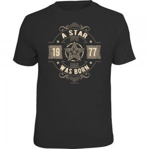 Fun T-Shirt - A star was born 77