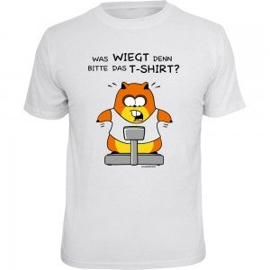 Fun T-Shirt - was wiegt das Shirt