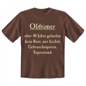 Fun T-Shirt Oldtimer über 40
