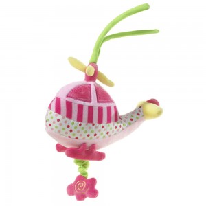 Musik Spieluhr Helikopter pink 18cm