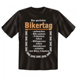 Fun T-Shirt Bad Bone Biker Tag