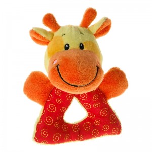Mes Amis Baby Spielzeug Greifling mit Rassel Giraffe13cm