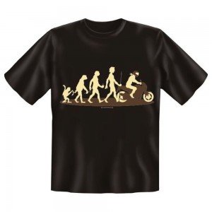 Fun T-Shirt Evolution zum Biker