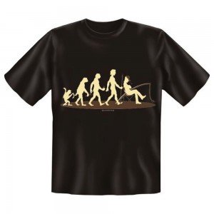 Fun T-Shirt Evolution zum Angler